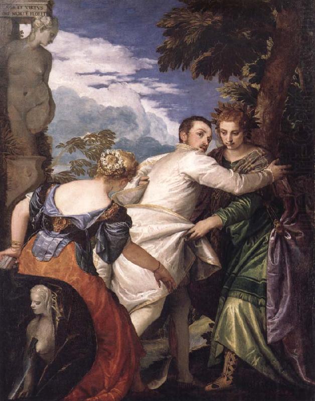 Paolo Veronese Allegory of Vice and Virtue china oil painting image